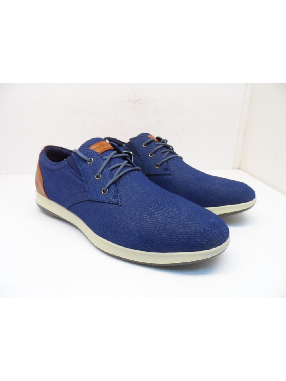 Skechers Men's 204092 Darlow Remego Lace Up Casual Shoe Blue Size 13M